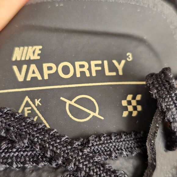 Nike ZoomX Vaporfly Next% 3 Men’s Size 9 Black Metallic Gold Grain LE DV4129-001 - Picture 12 of 16